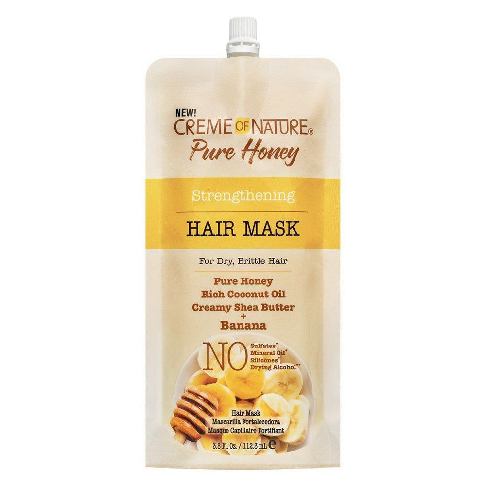 Creme of Nature Pure Honey Strengthening Shea Butter Hair Mask 3.8Oz (112.3ml)